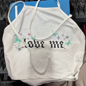 ROMWE White Halter Top